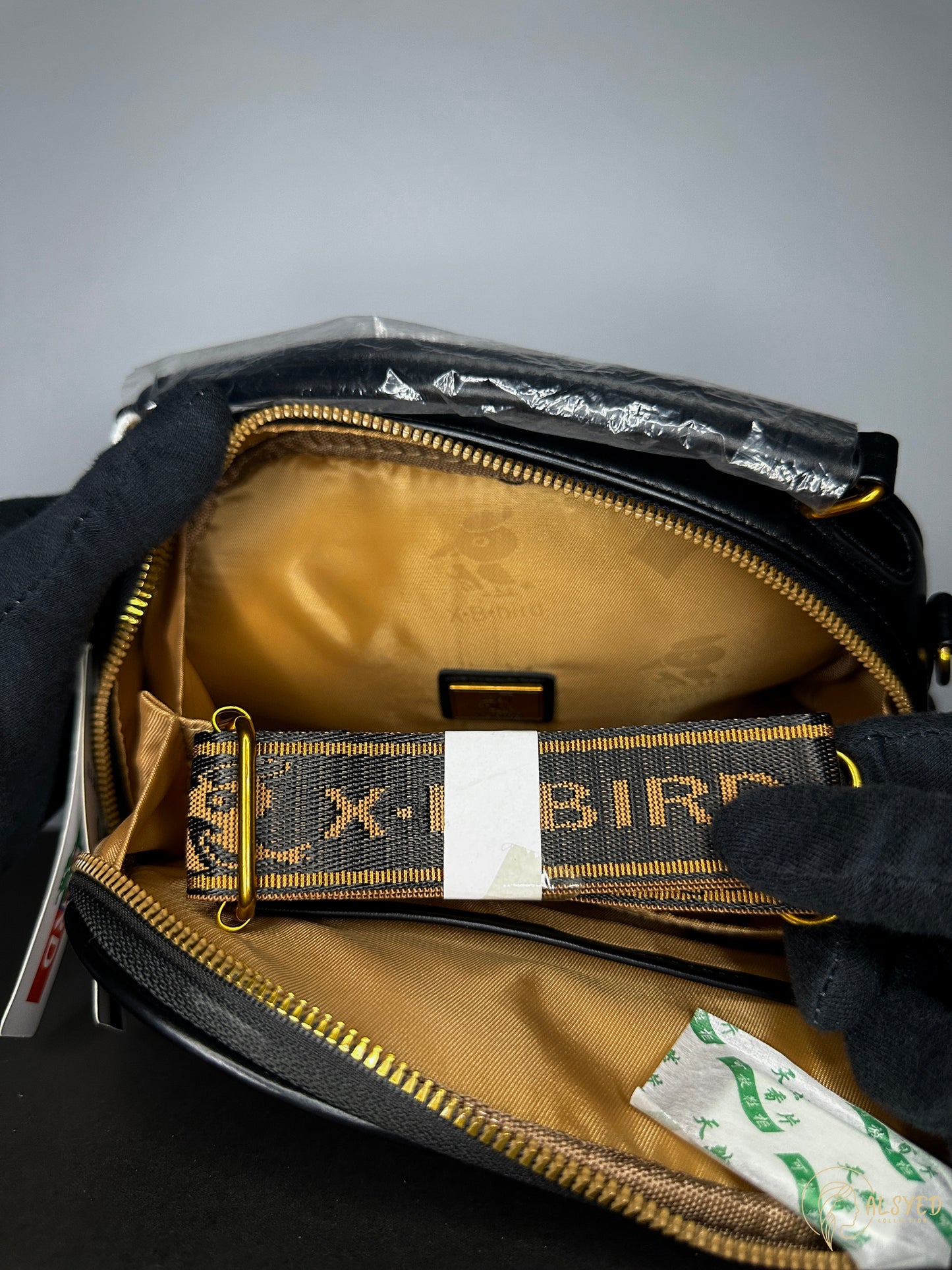 Classic Black Leather Handbag | Al Syed Collection
