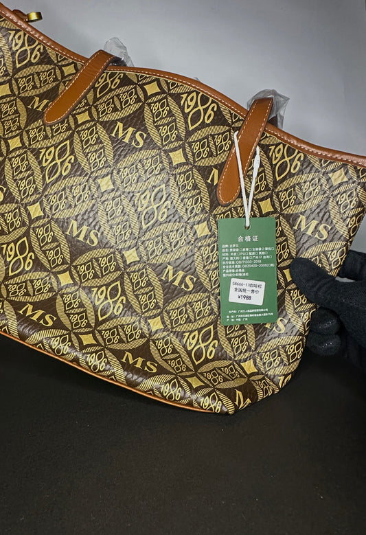 Elegant Brown Tote Office Bag for Women | Al Syed Collection