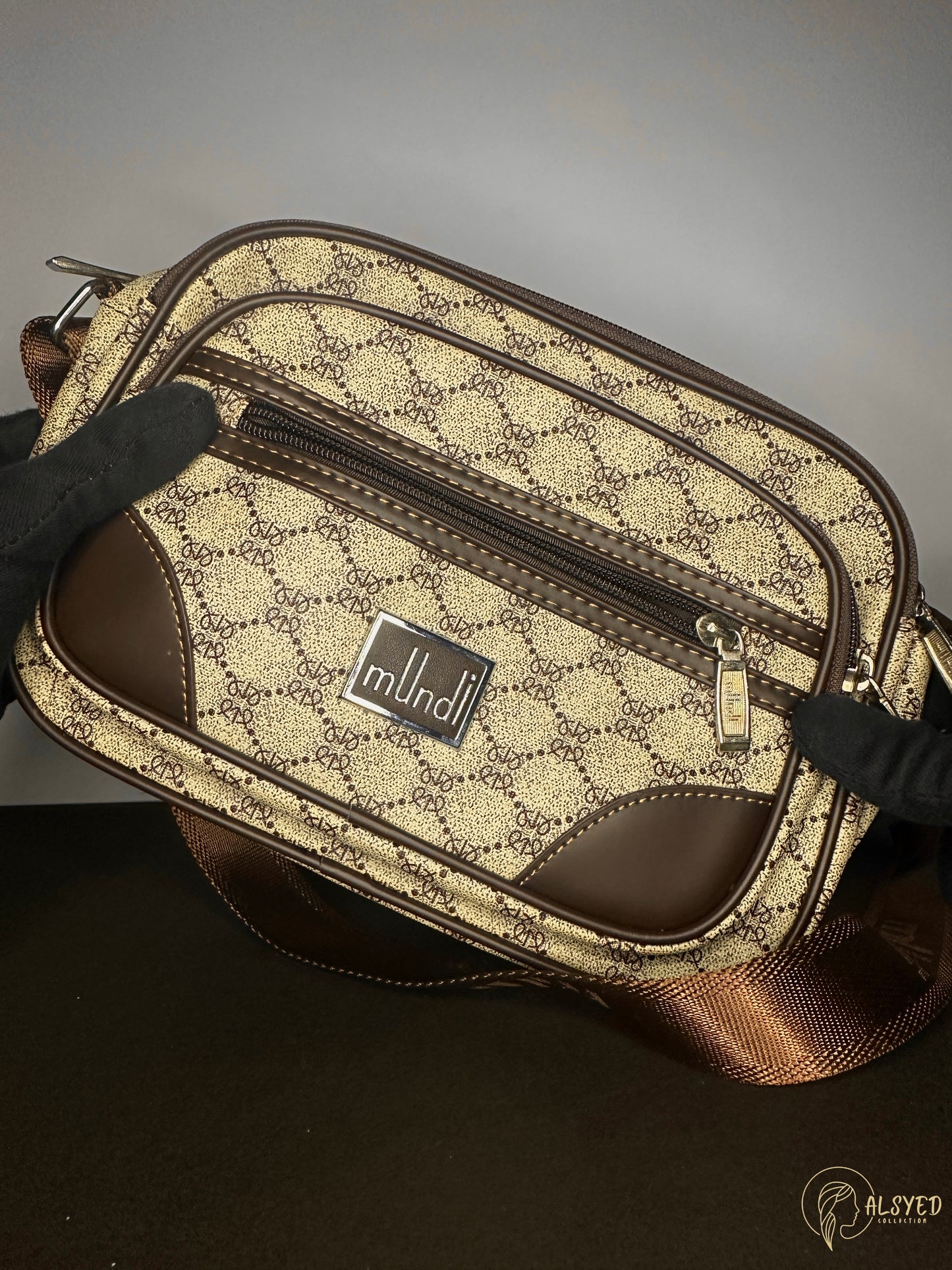 Elegant Tan Office Bag for Women | Al Syed Collection