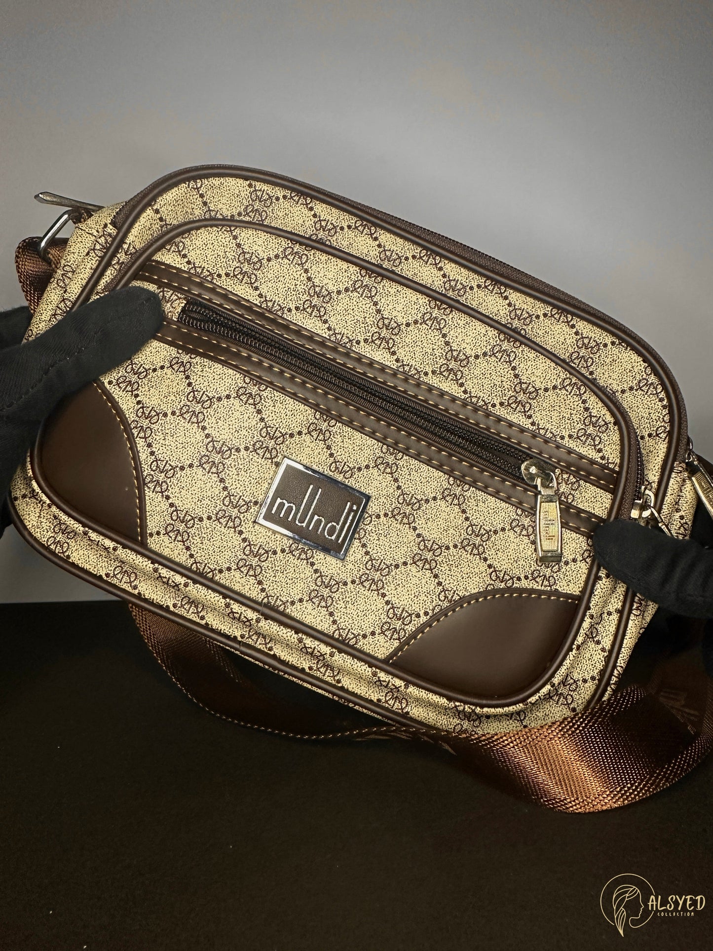 Elegant Tan Office Bag for Women | Al Syed Collection