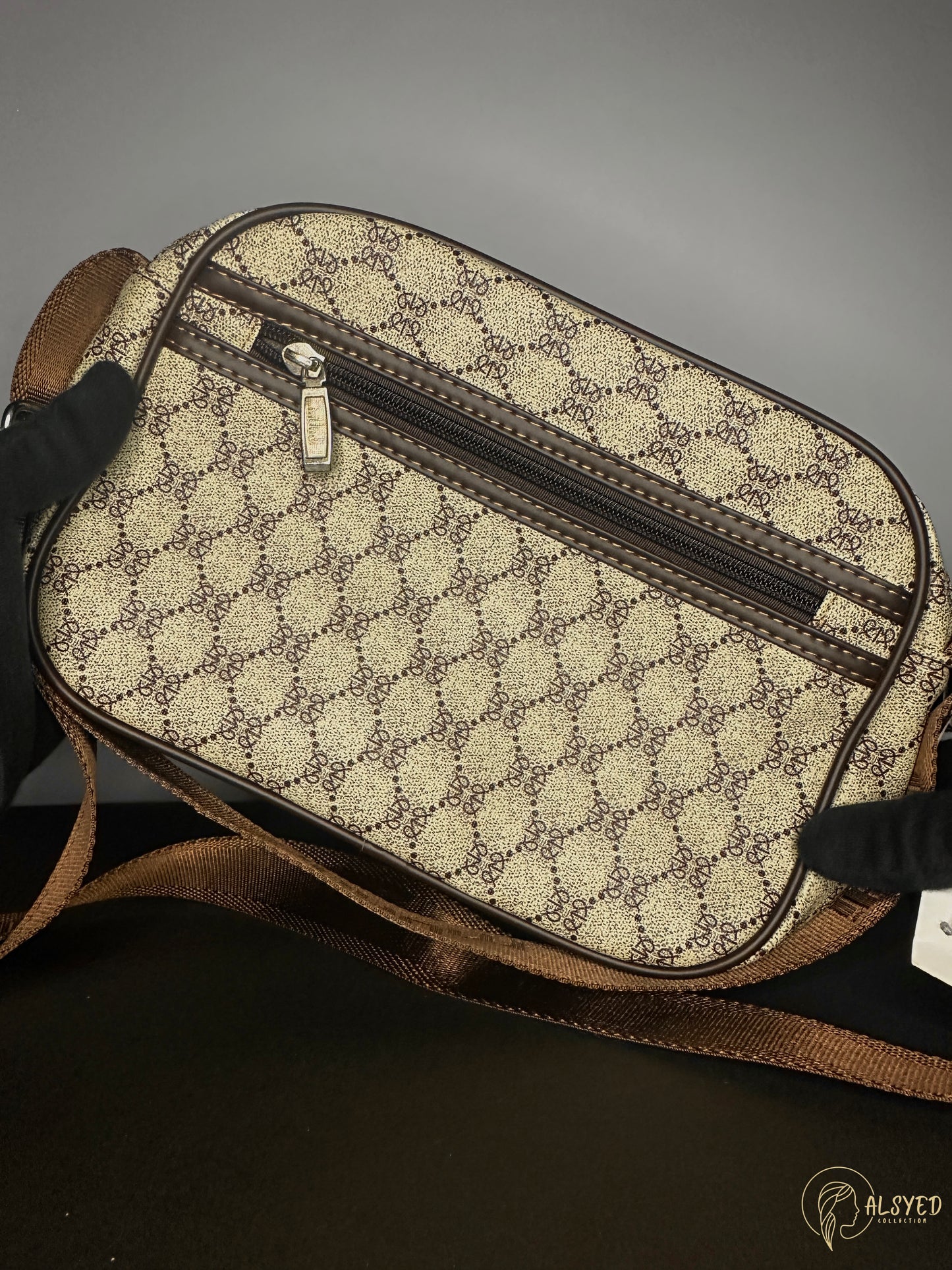 Elegant Tan Office Bag for Women | Al Syed Collection