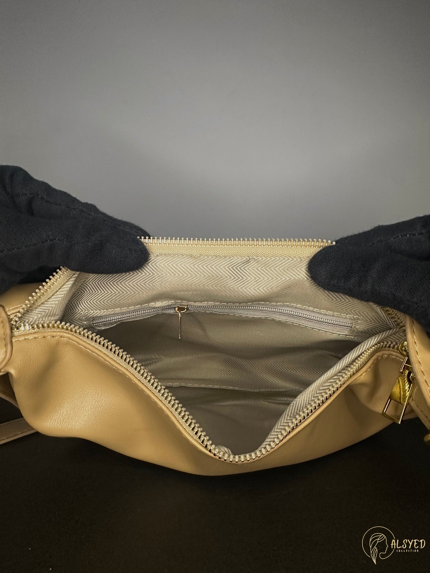 Soft Beige Hand Bag for Women | Al Syed Collection
