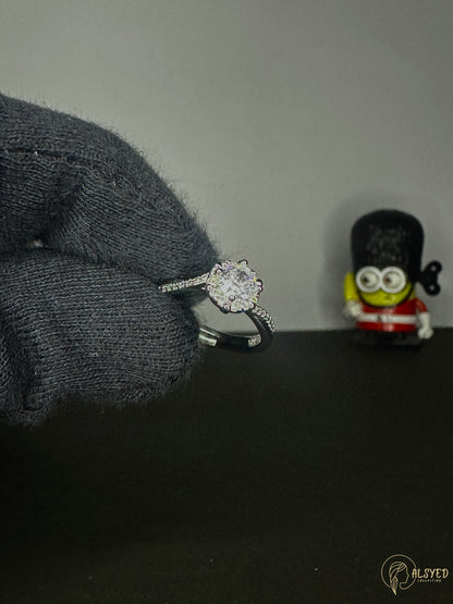 Elegant Adjustable Diamond Style Ring for Women | Al Syed Collection