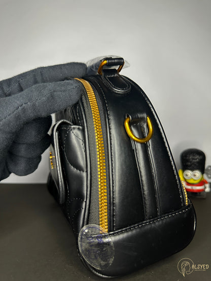 Classic Black Leather Handbag | Al Syed Collection