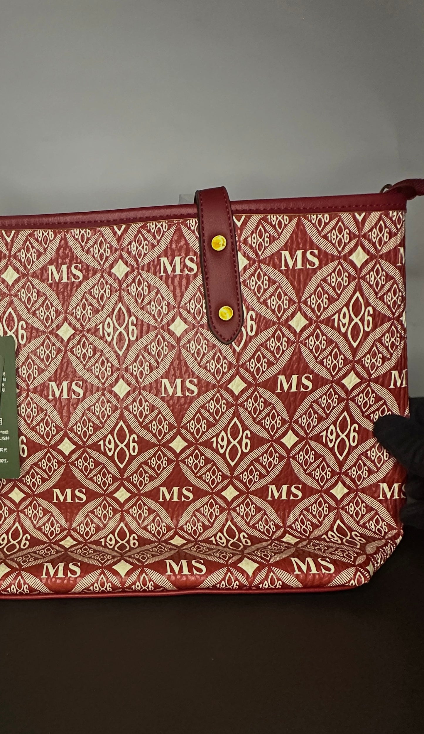 Elegant Red Tote Office Bag for Women | Al Syed Collection
