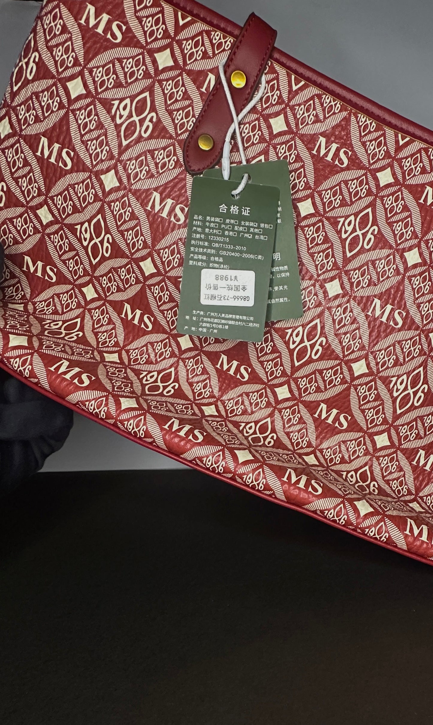 Elegant Red Tote Office Bag for Women | Al Syed Collection