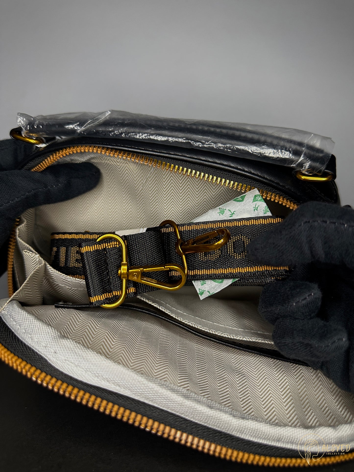 Elegant Black Deir Office Bag for Women | Al Syed Collection