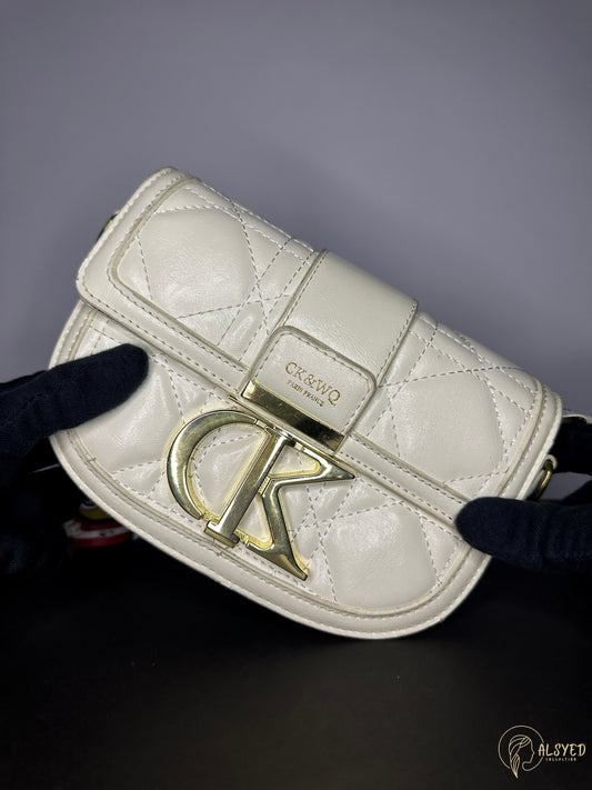 CK White Handbag for Women – Elegant & Everyday Use | Al Syed Collection